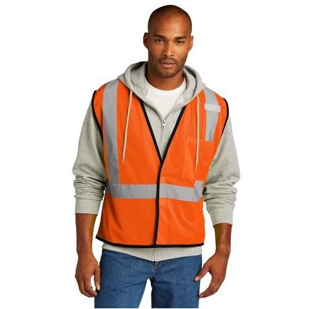 CornerStone &reg; ANSI 107 Class 2 Economy Mesh One-Pocket Vest from safety incentives plus