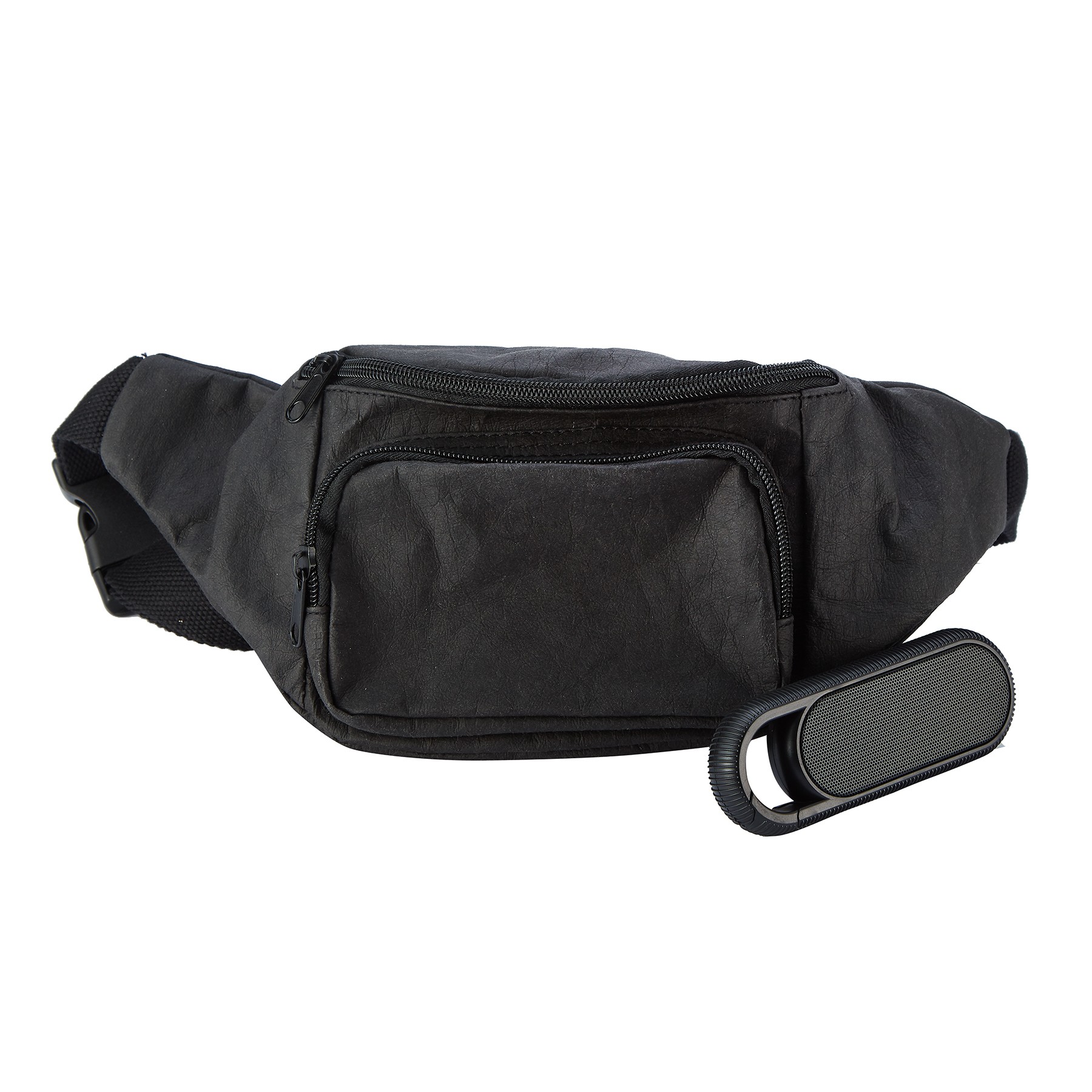 Washable Kraft Paper Fanny Pack and Bluetooth Speaker Gift Set