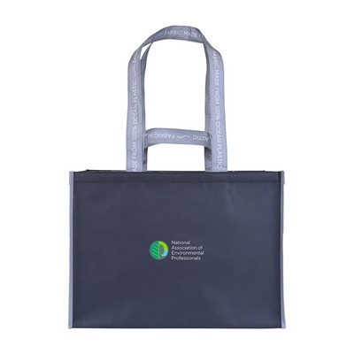 Out of the Ocean® Reusable XL Shopper with Click N' Stay® - Black