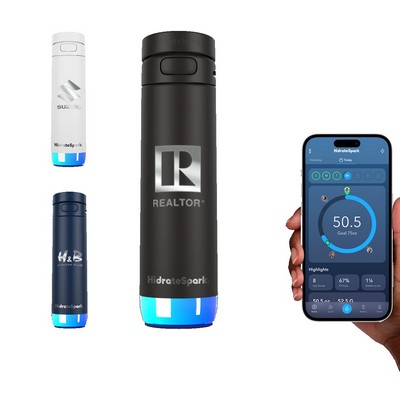 HidrateSpark® 21 oz. PRO 2 Bottle with Chug Lid, Laser, Premium