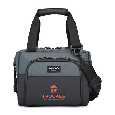 Igloo® Seadrift™ Snap Down 12 Can Cooler - Black-Grey