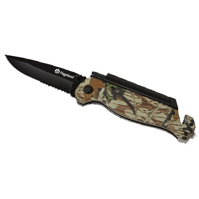 Camo Survival/Rescue Knife